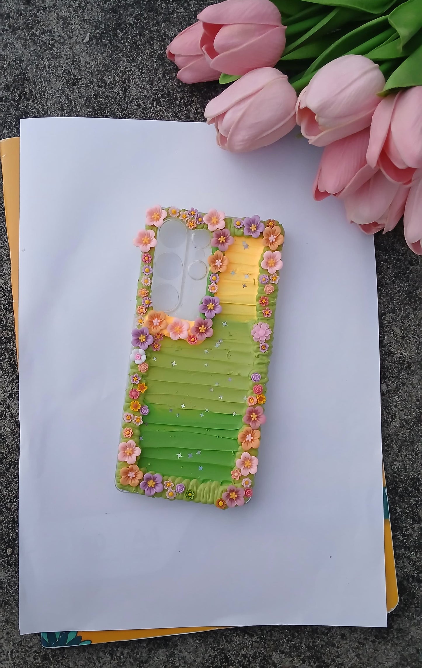 Garden Glow – Sunset Meadow Floral Phone Case