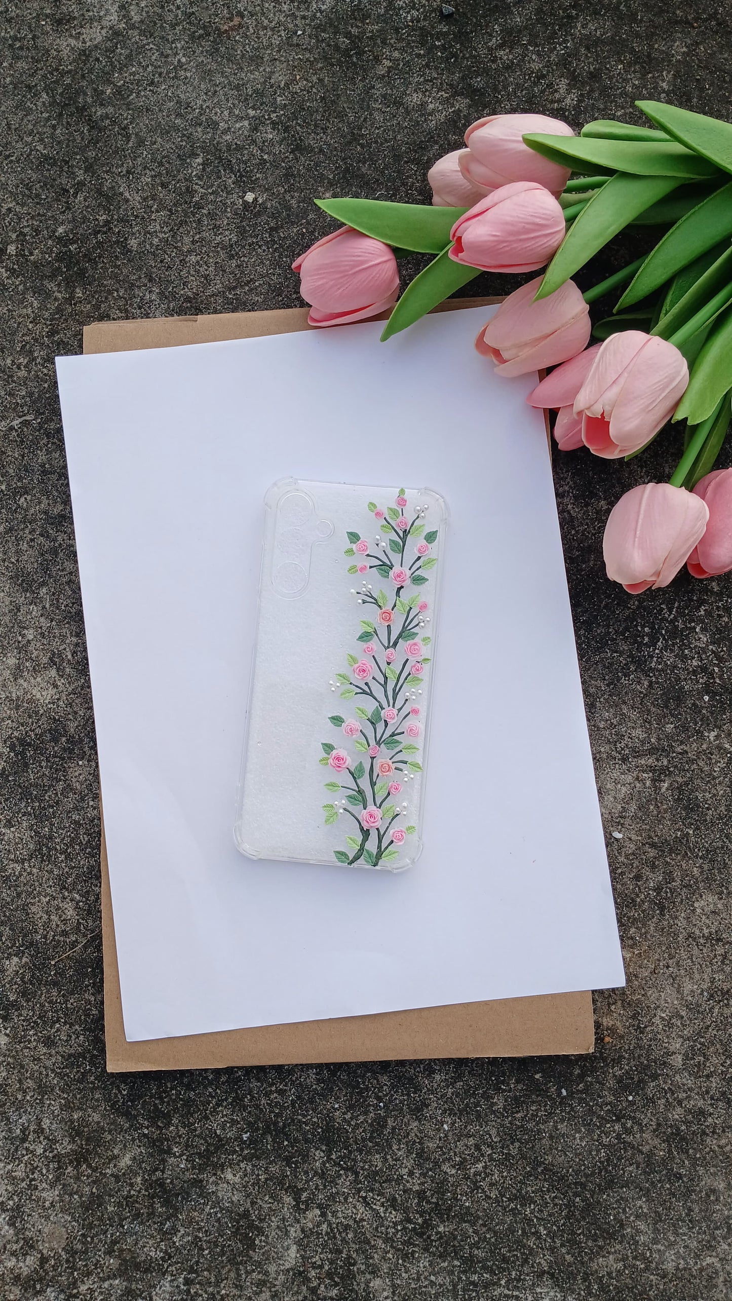 Rose Vine Pressed Floral Phone Case