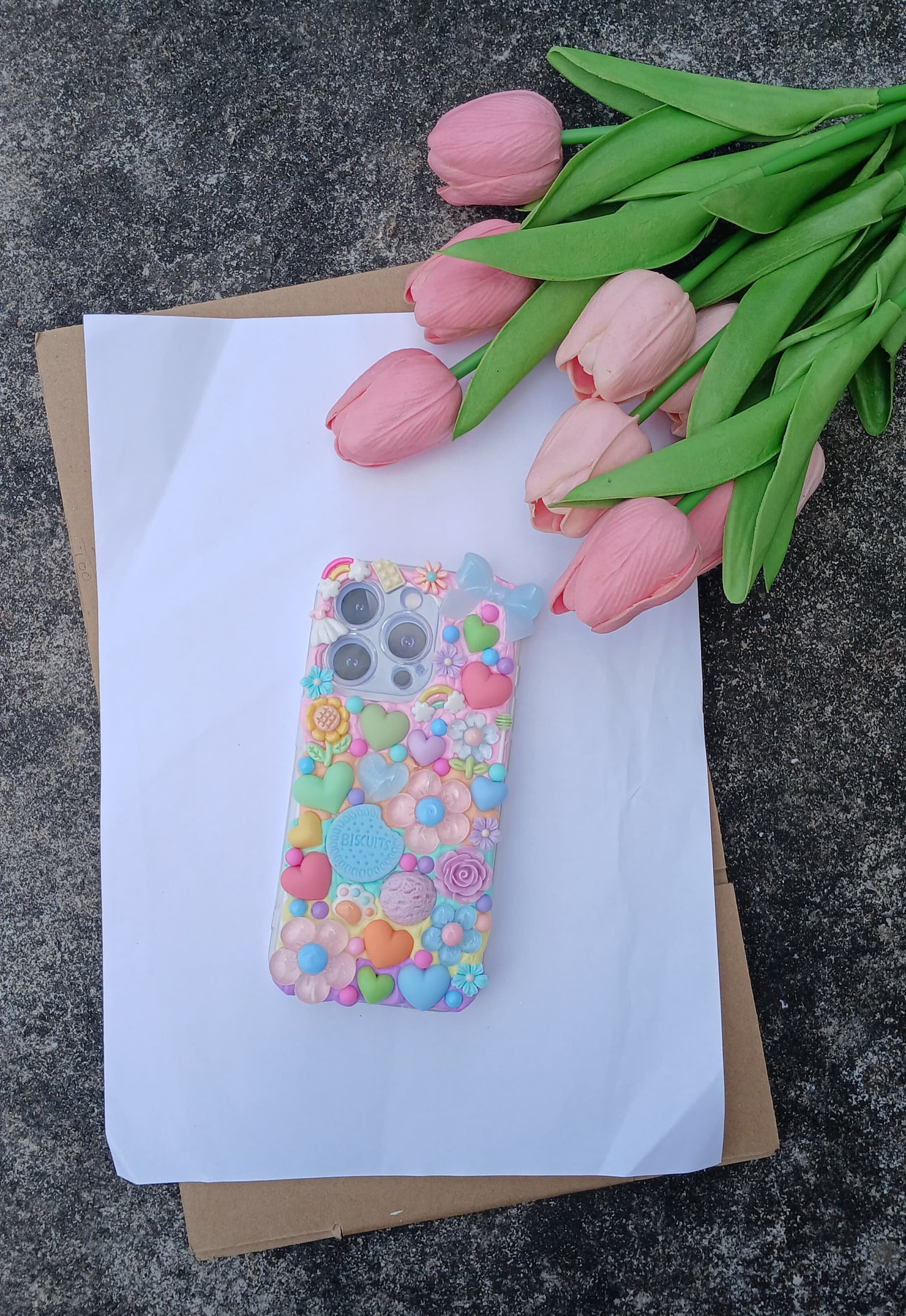 Pastel Candy Garden 3D Phone Case