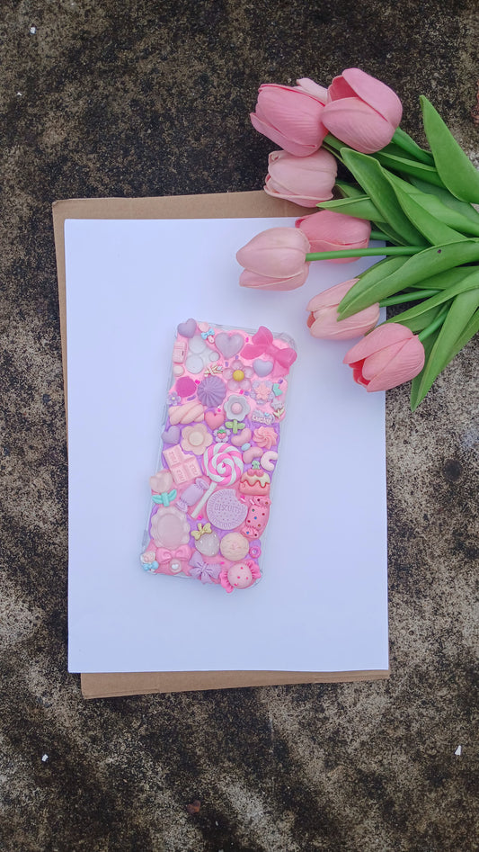 Strawberry Candyland Decoden Phone Case