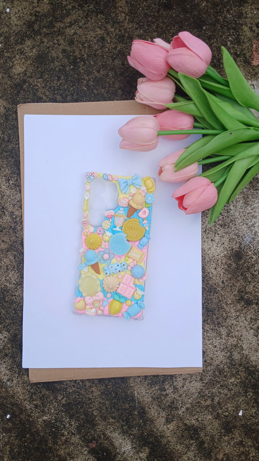 Lemon Meringue Kawaii Decoden Phone Case