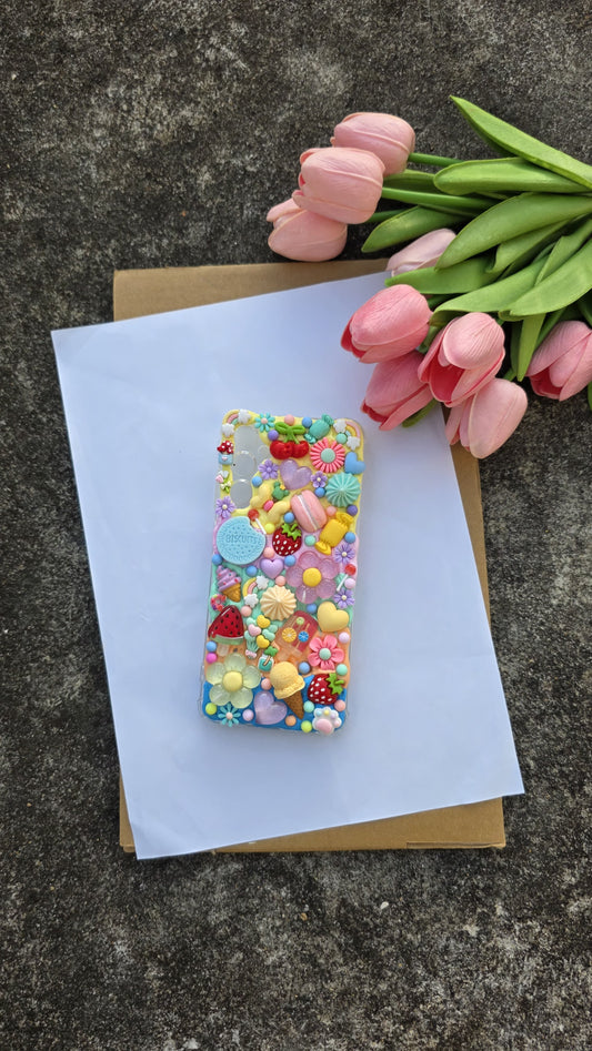 Rainbow Candy Garden Decoden Phone Case